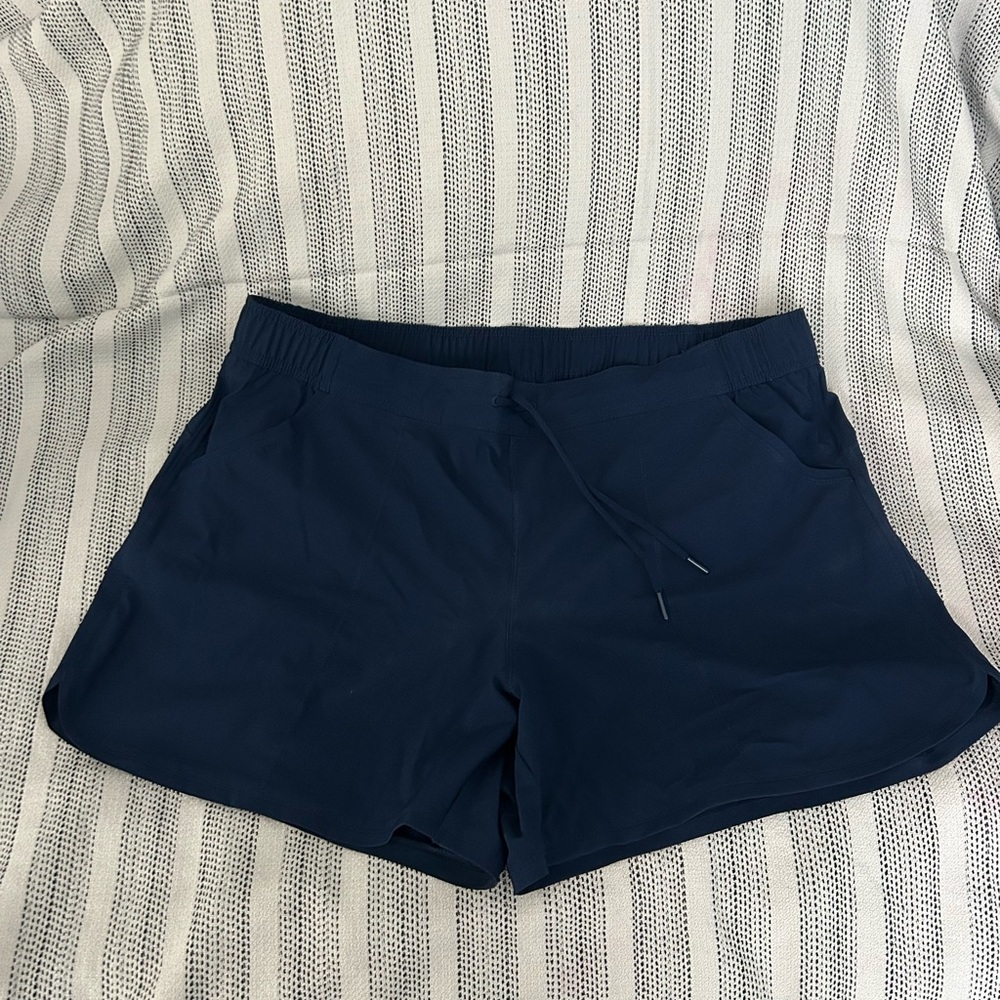 Lands' End Navy Swim Shorts